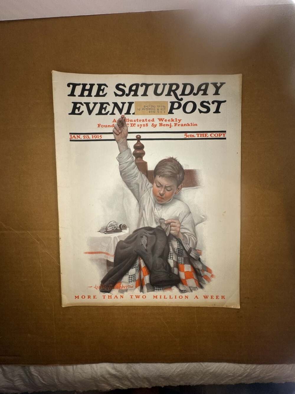 Vintage The Saturday Evening Post Magazine January 23 1915